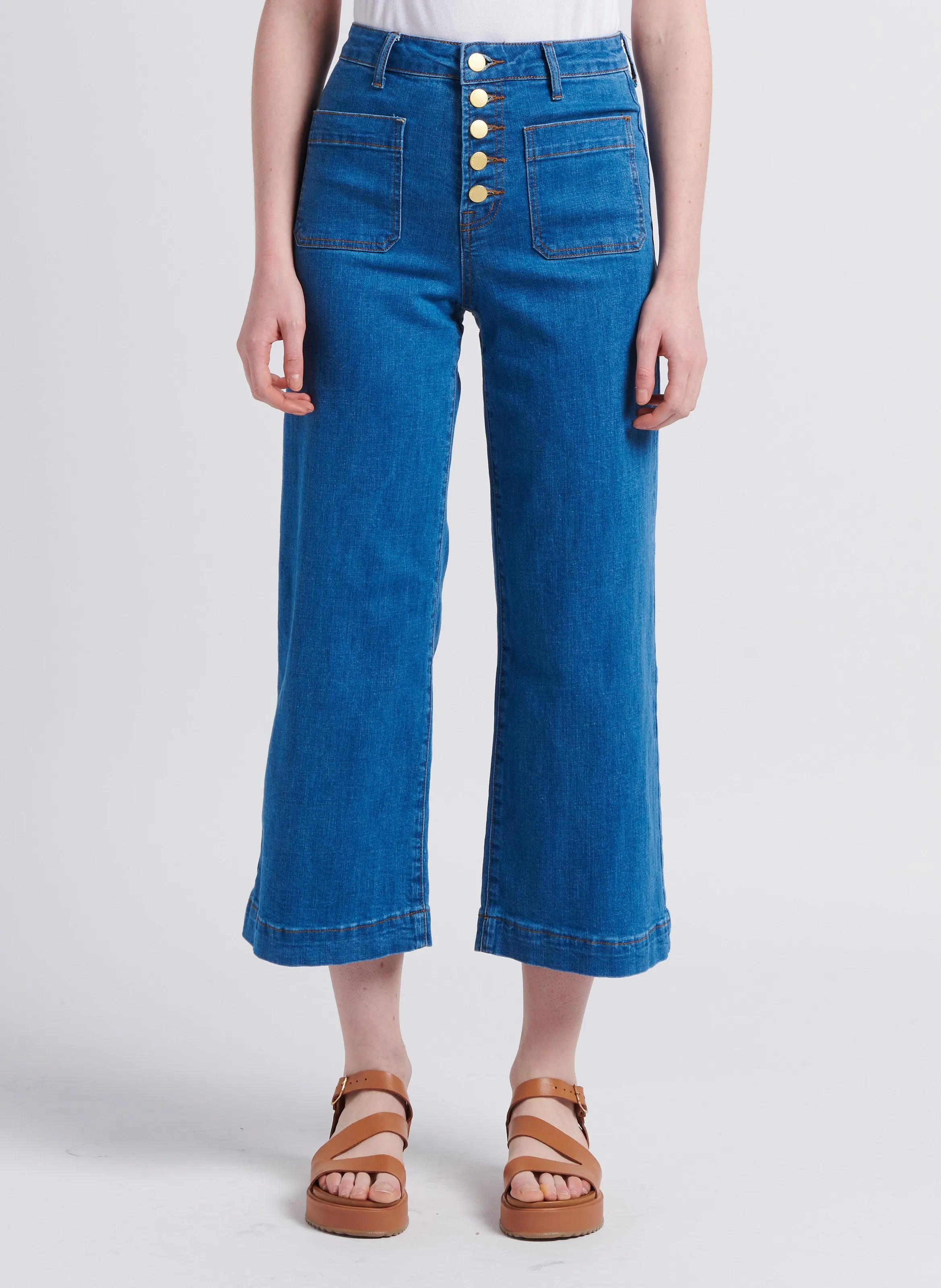  LA PETITE ETOILE   ATLANTA - Jeans flare in misto cotone | Jeans stone-washed