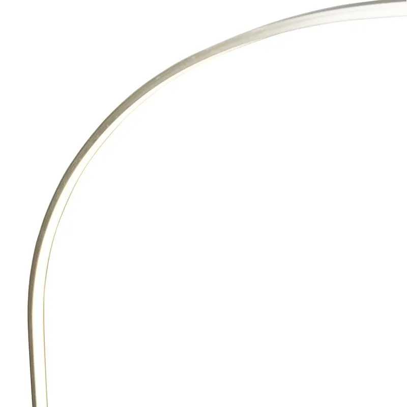 Lampada da terra moderna in acciaio con LED e dimmer a 3 livelli - Elegante