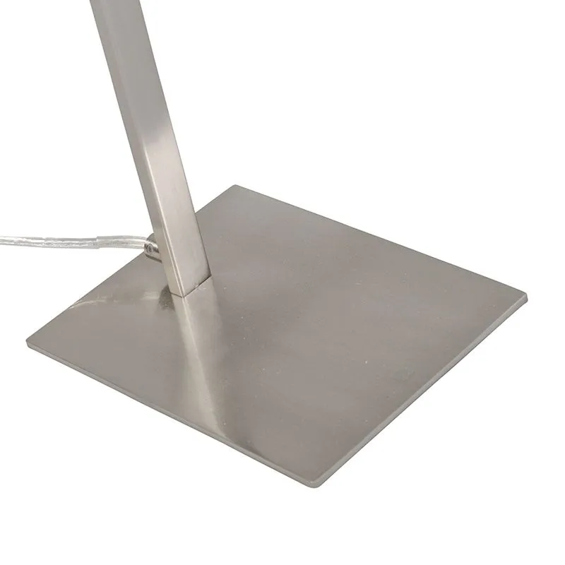 Lampada da terra moderna in acciaio con LED e dimmer a 3 livelli - Elegante