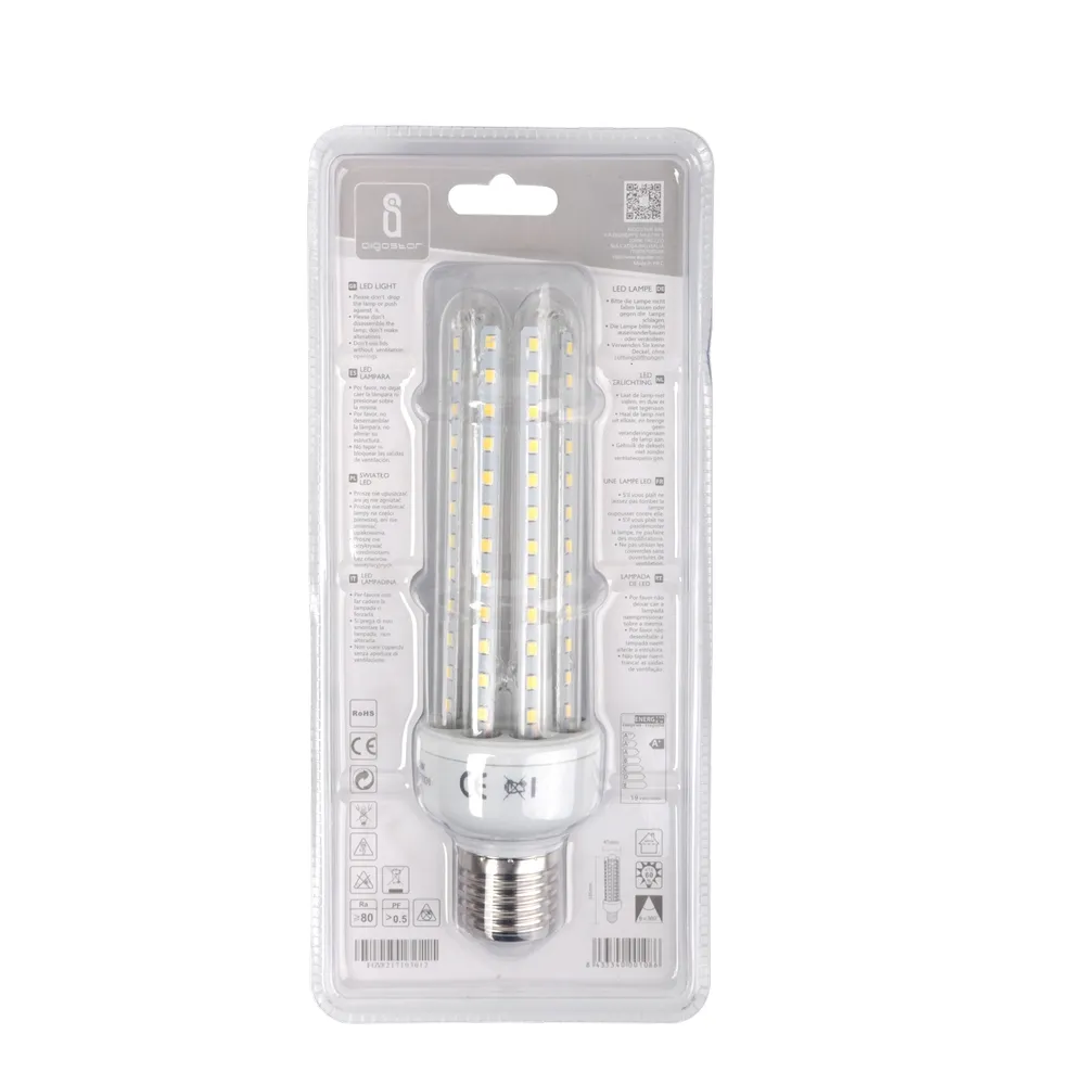 Lampadina Led E27 a tubo a U 19W Bianco freddo 6400K Aigostar
