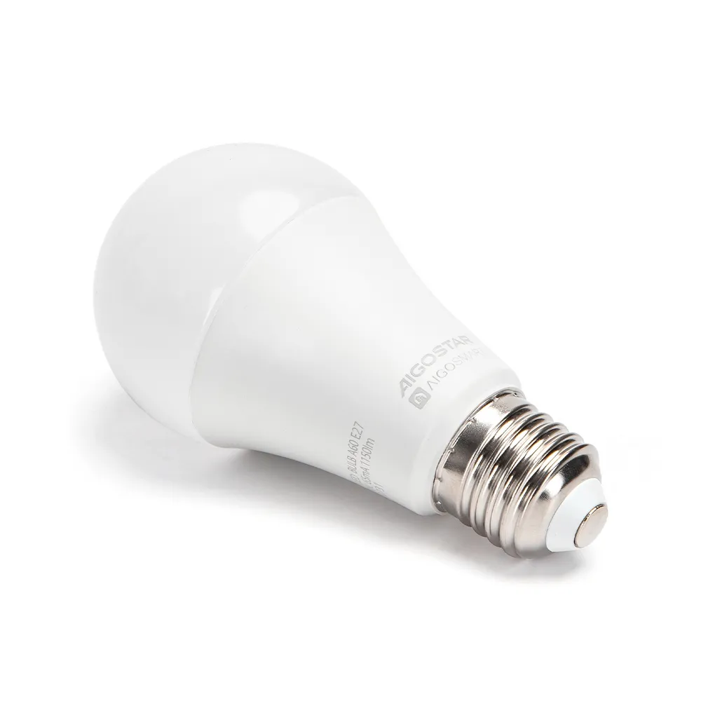 Lampadina Led Smart A60 E27 12W WiFi Bluetooth Mesh RGB CCT luce regolabile e dimmerabile confezione da 2pz Aigostar