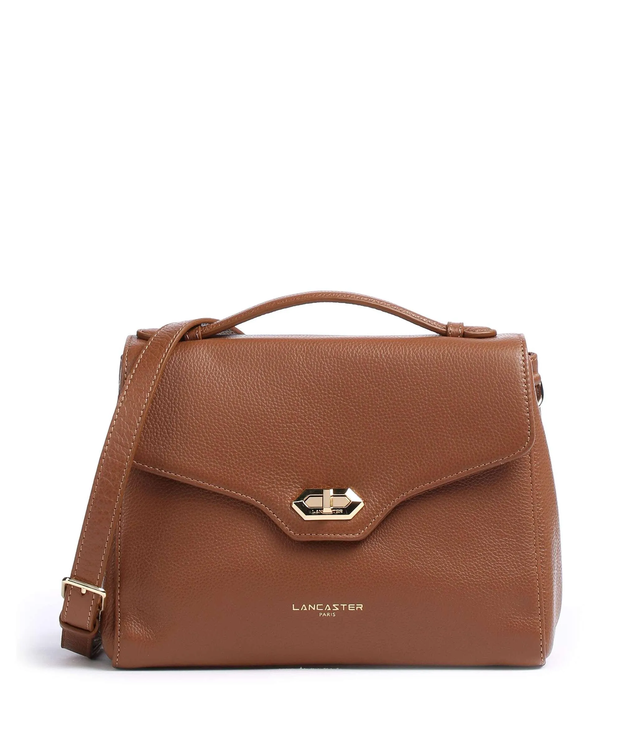  Lancaster Foulonné Milano Borsa a mano morbida pelle bovina camel  