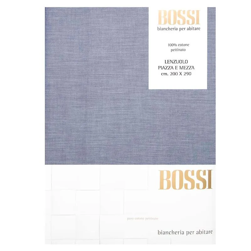Lenzuolo 1,5 p 200x290 blu 3679 