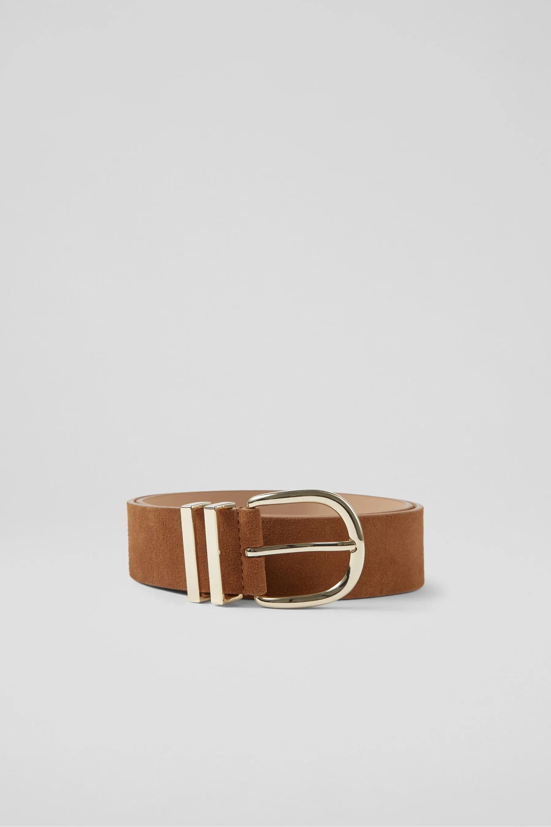LK Bennett Jonie Marrone chiaro Marrone stile western con fibbia - Cintura