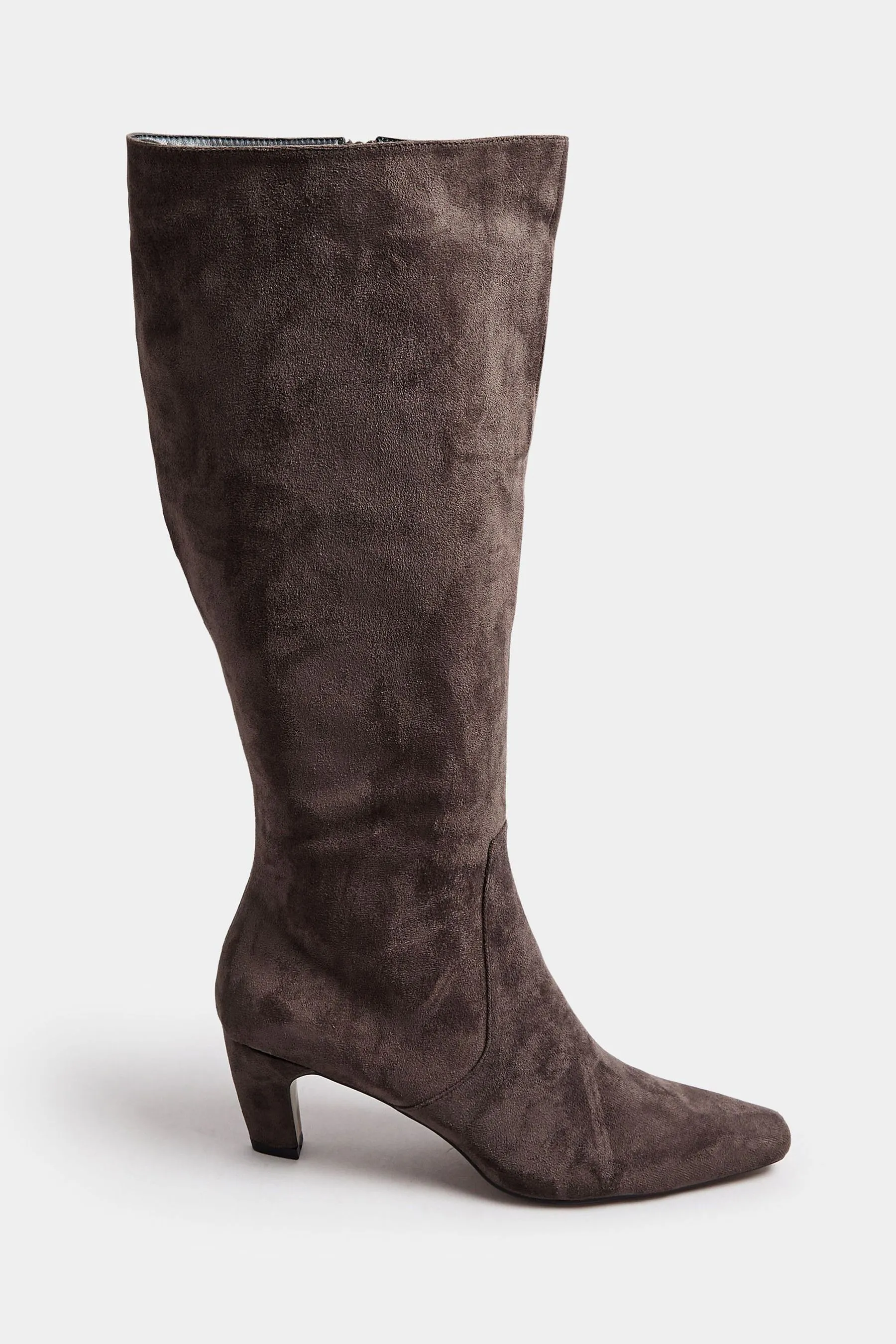 Long Tall Sally Knee Micro Kitten Boots    