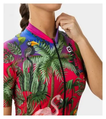 Maglia a manica corta Alé Guyana Pink Donna