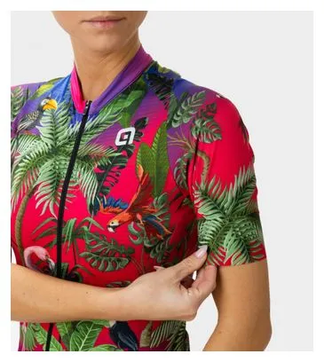 Maglia a manica corta Alé Guyana Pink Donna