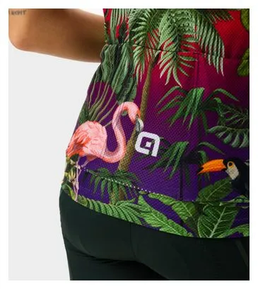 Maglia a manica corta Alé Guyana Pink Donna
