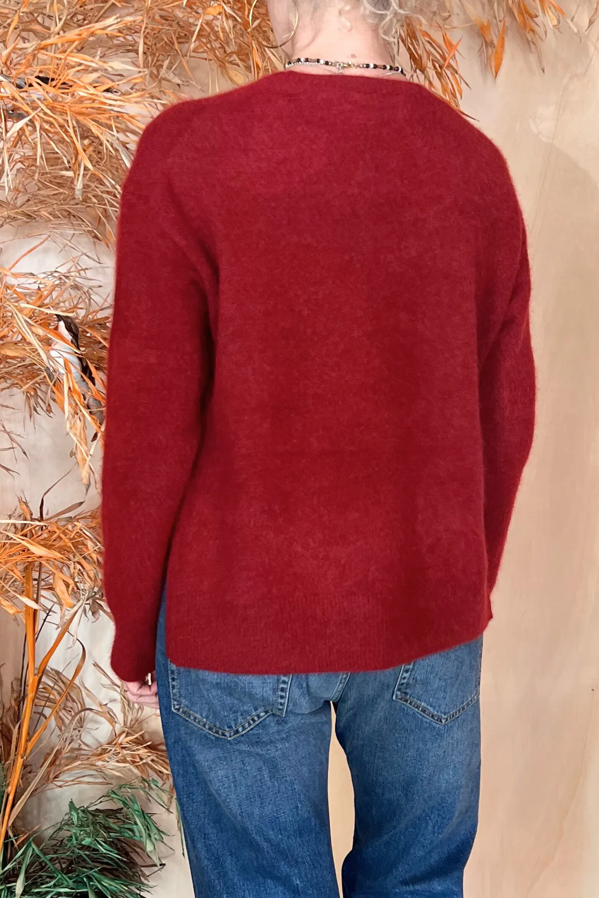 Maglia con spacco e bottoni