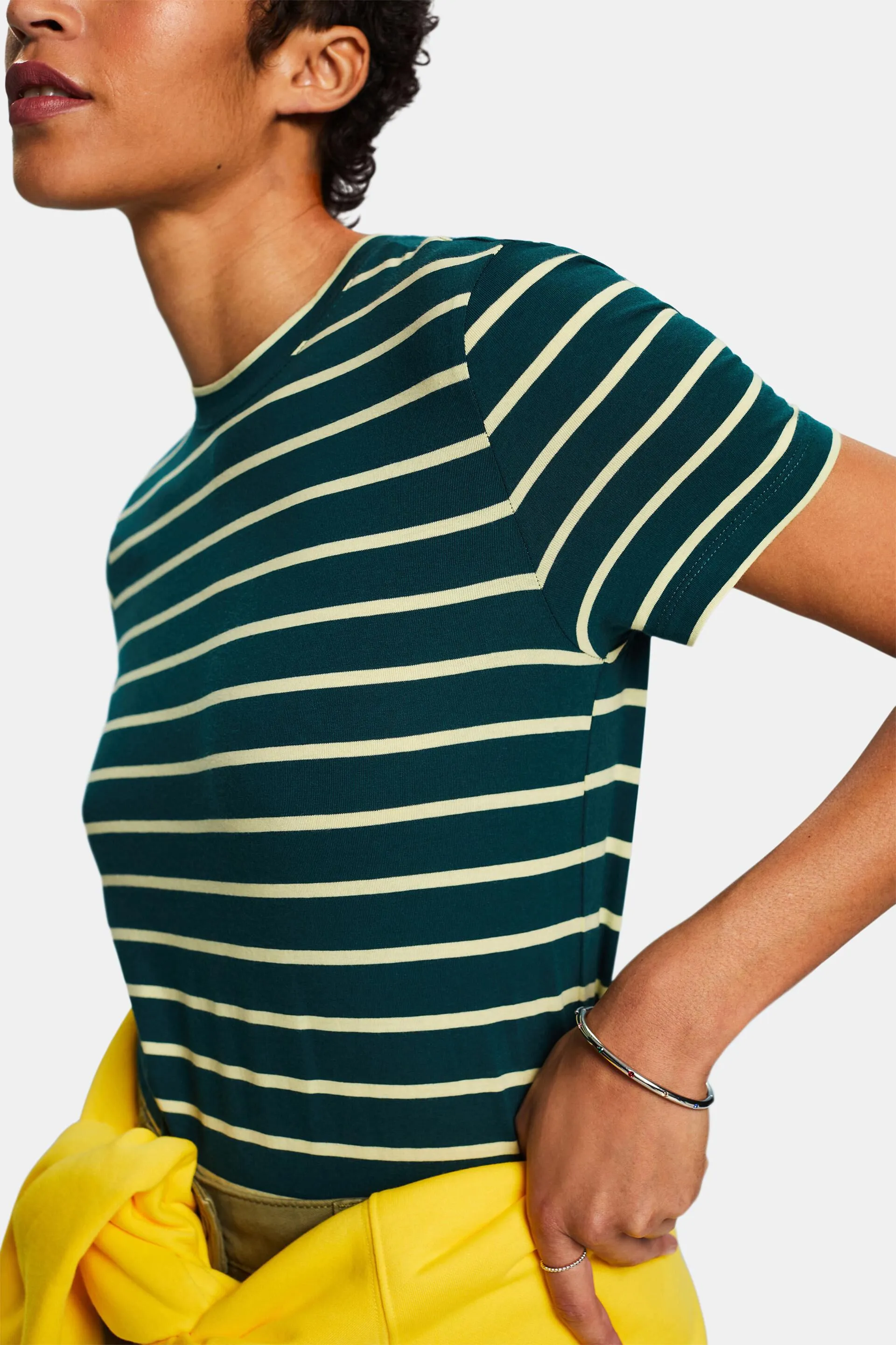 Maglia girocollo a righe