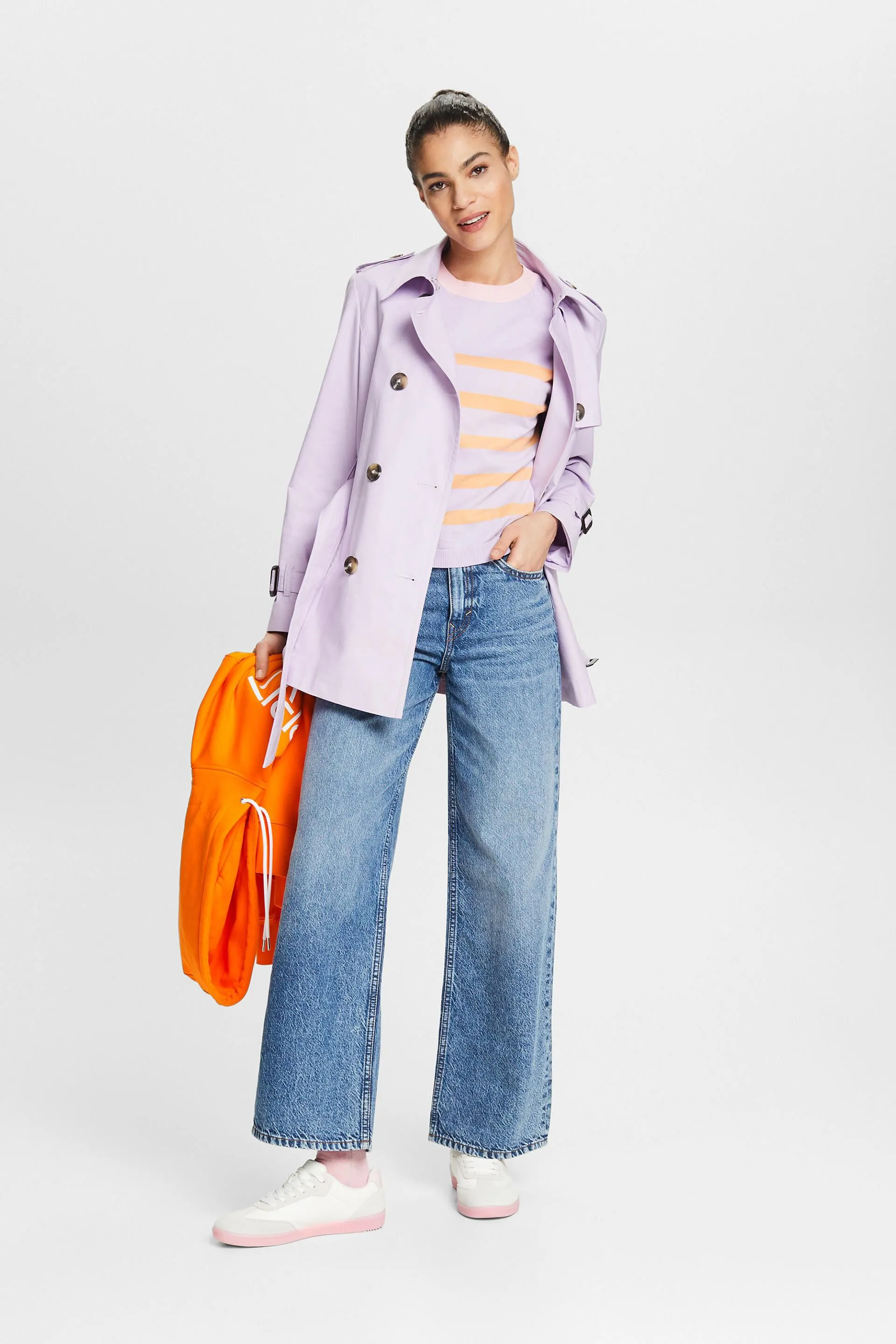 Maglia in cotone a righe