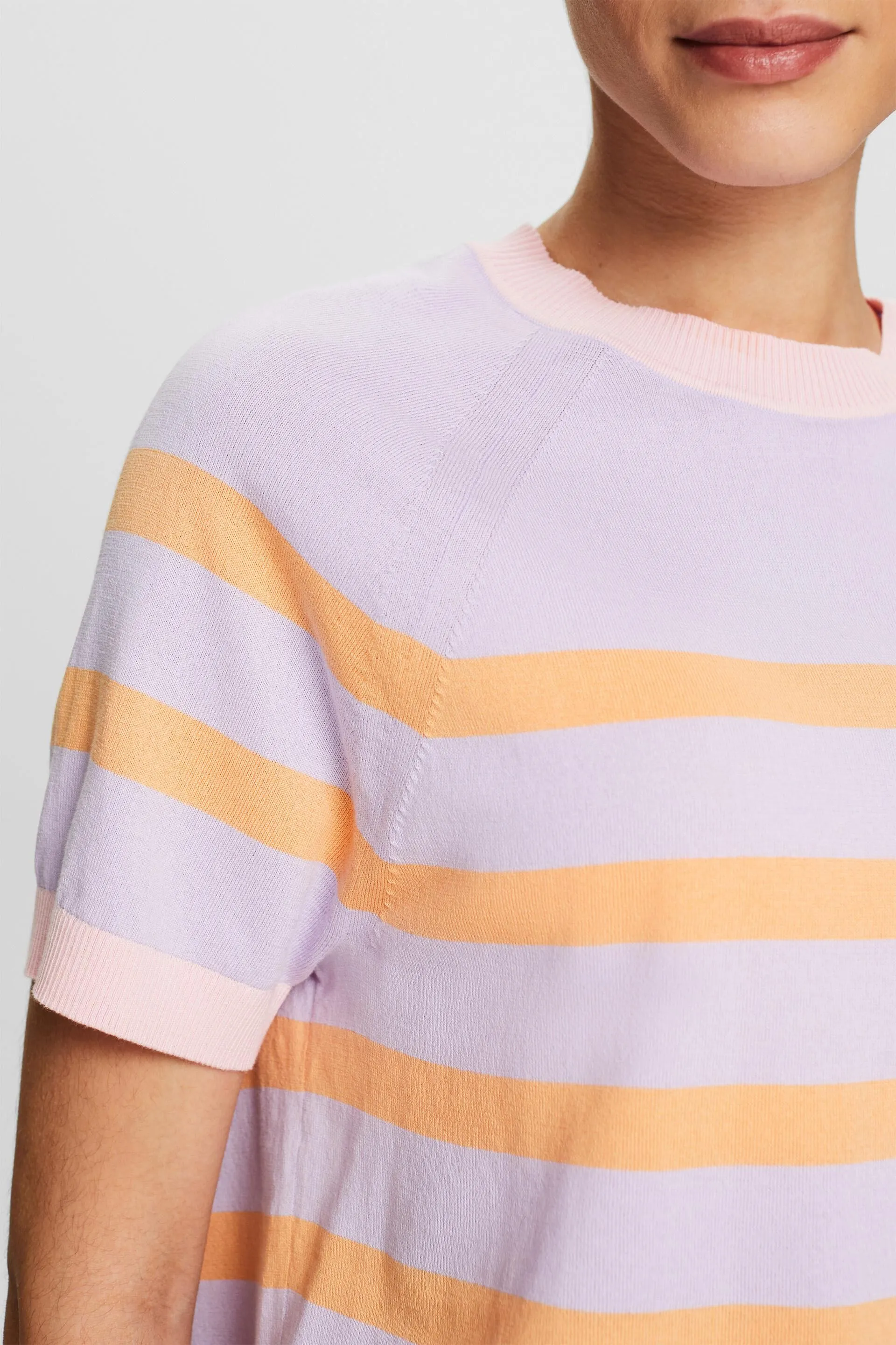 Maglia in cotone a righe