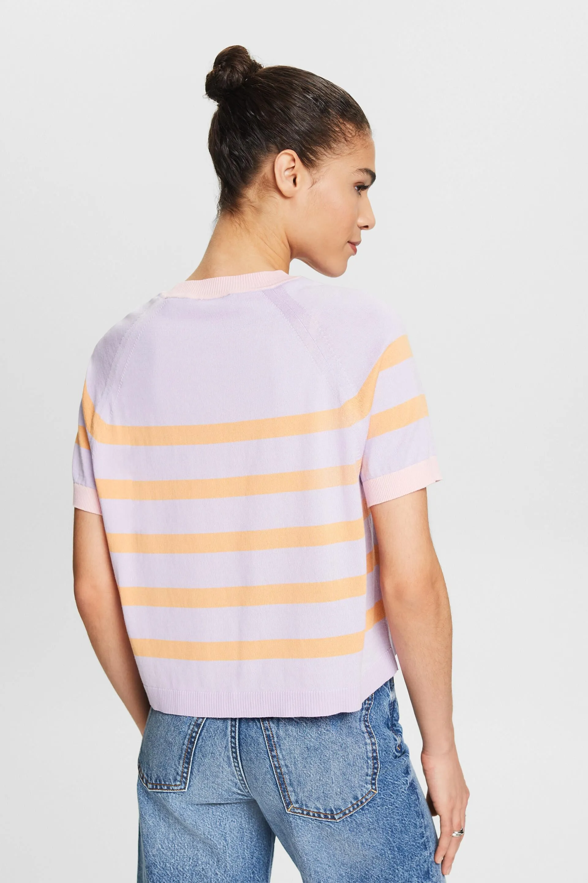 Maglia in cotone a righe