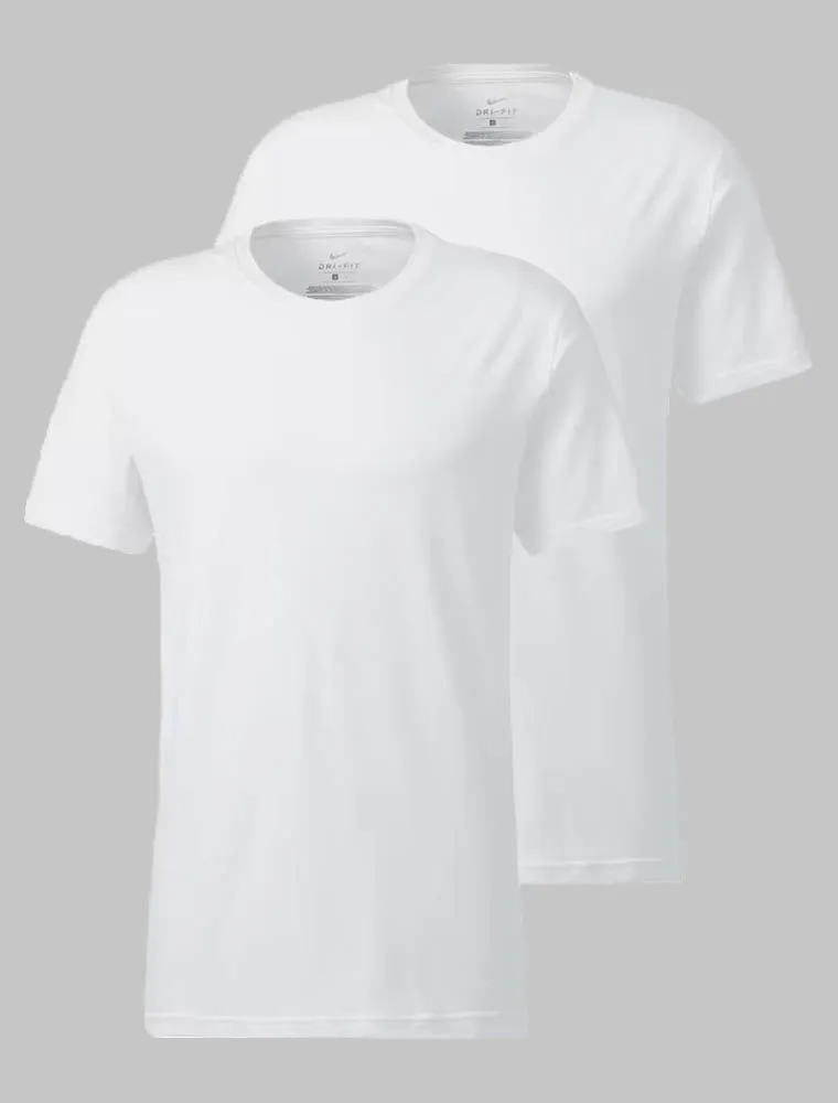 Maglia Manica Corta In Cotone Nike - Bianco