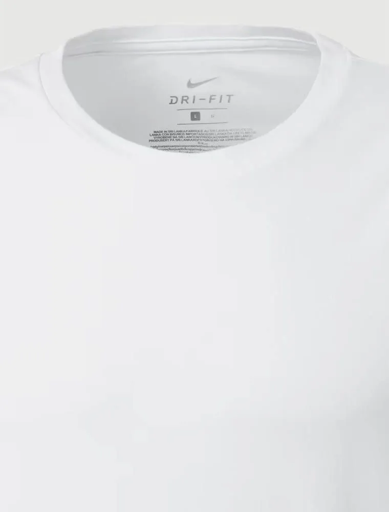 Maglia Manica Corta In Cotone Nike - Bianco