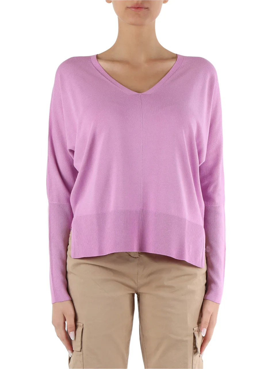 Maglia oversize in misto viscosa