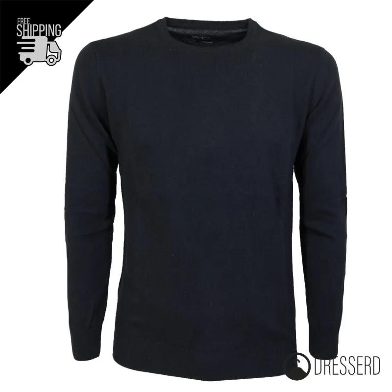Maglia Uomo misto Cashmere Lana Maglioncino Girocollo Invernale dresserd