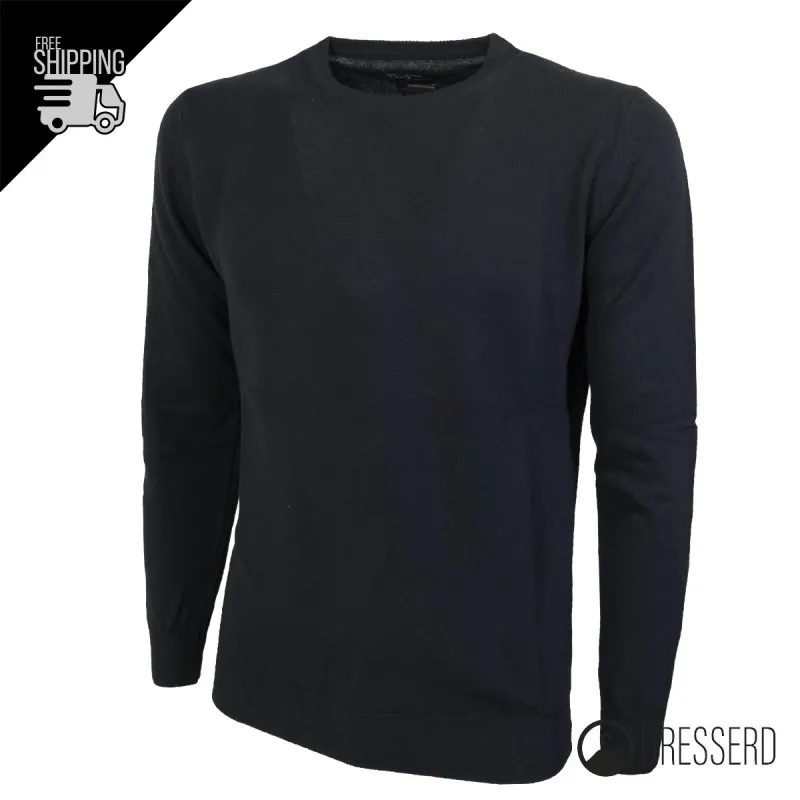 Maglia Uomo misto Cashmere Lana Maglioncino Girocollo Invernale dresserd