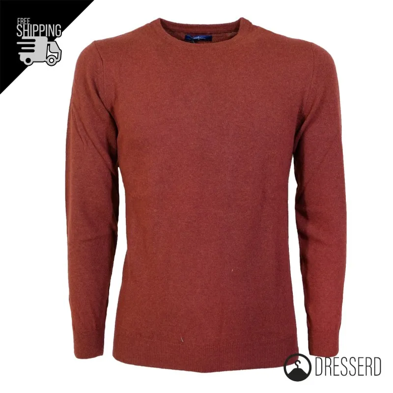 Maglia Uomo misto Cashmere Lana Maglioncino Girocollo Invernale dresserd