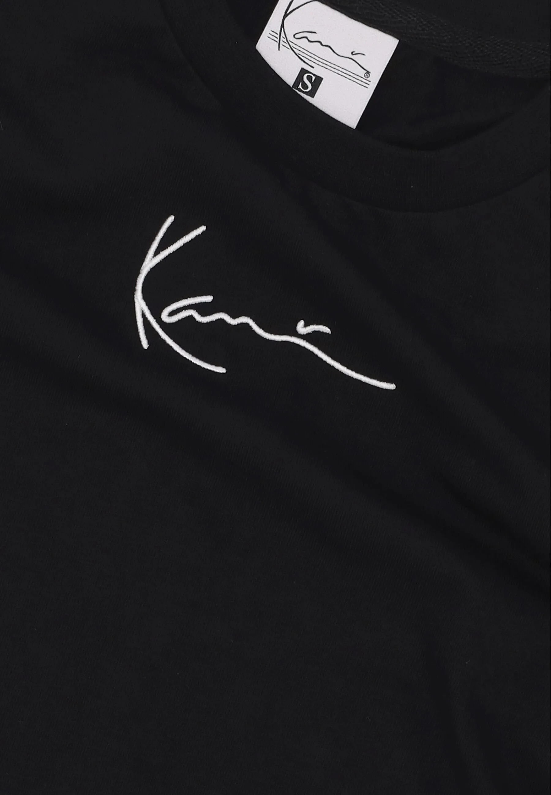 Maglietta Manica Lunga Uomo Small Signature L/s Black