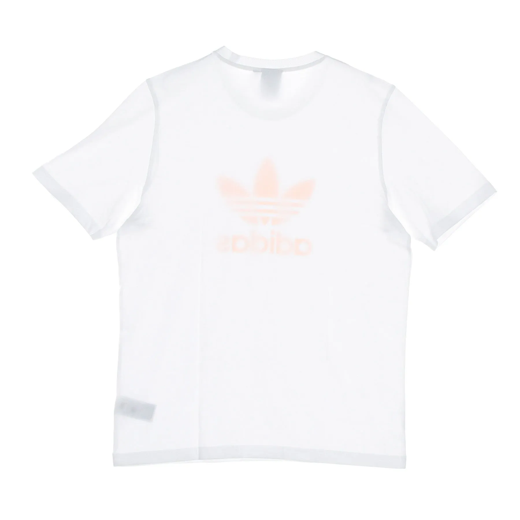 Maglietta Uomo Adicolor Trefoil Classic T-shirt White/hazy Orange