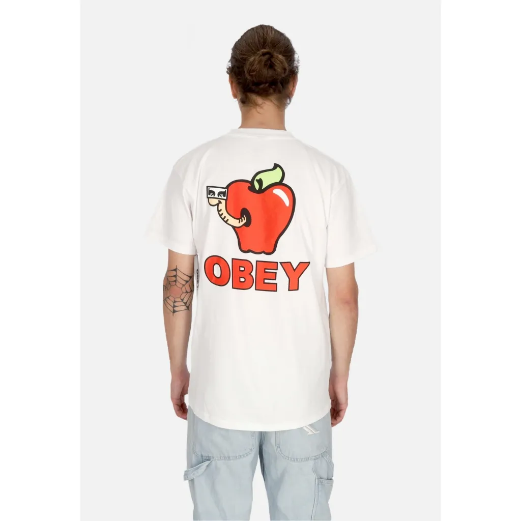 maglietta uomo apple of my eye classic tee WHITE