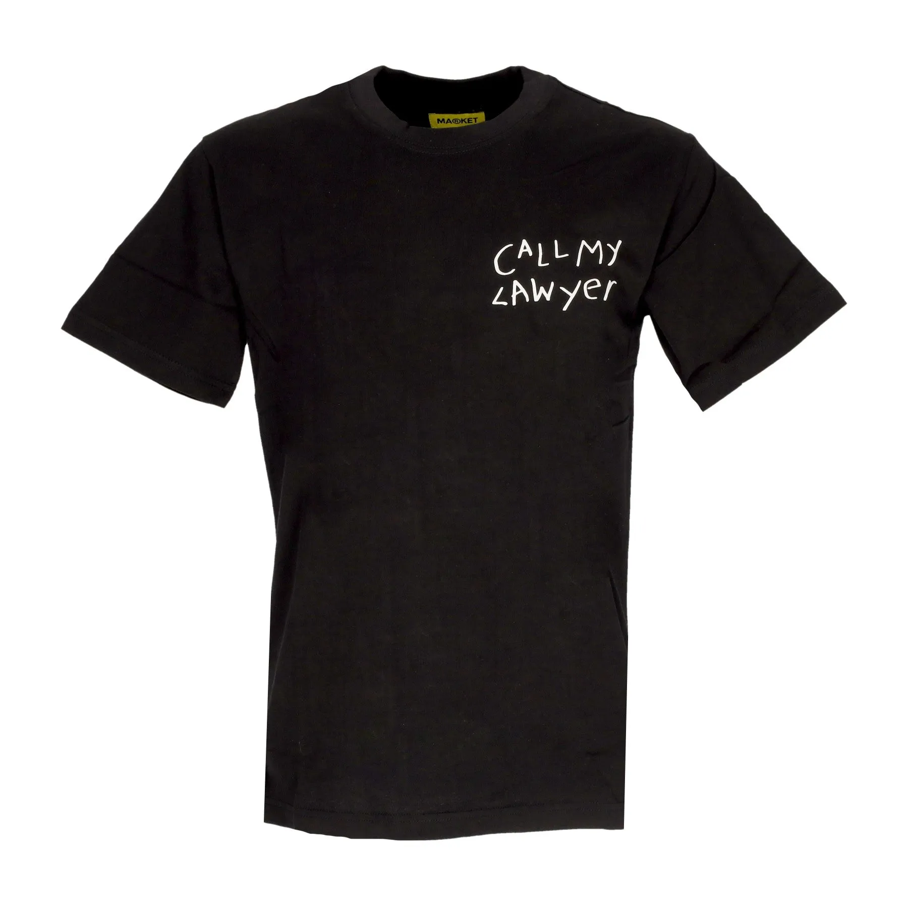 Maglietta Uomo Call My Lawyer Hand Drawn Tee Black