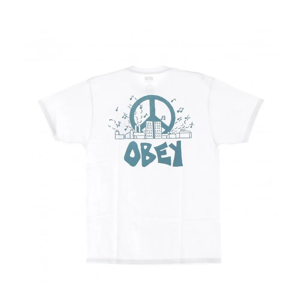 maglietta uomo city block classic tee WHITE