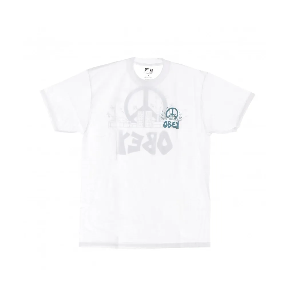 maglietta uomo city block classic tee WHITE
