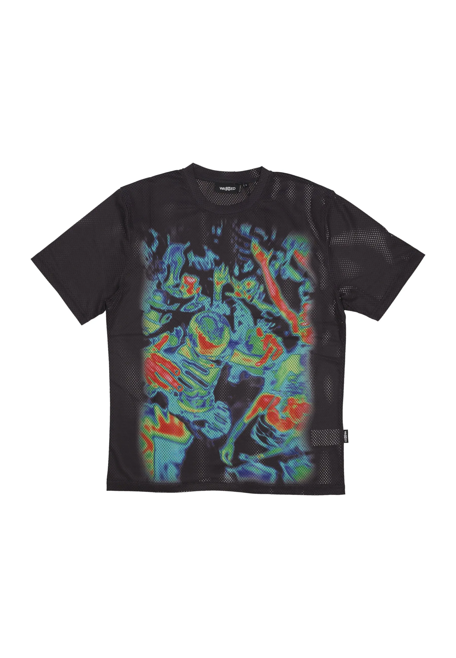 Maglietta Uomo Fusion Mesh Tee Black