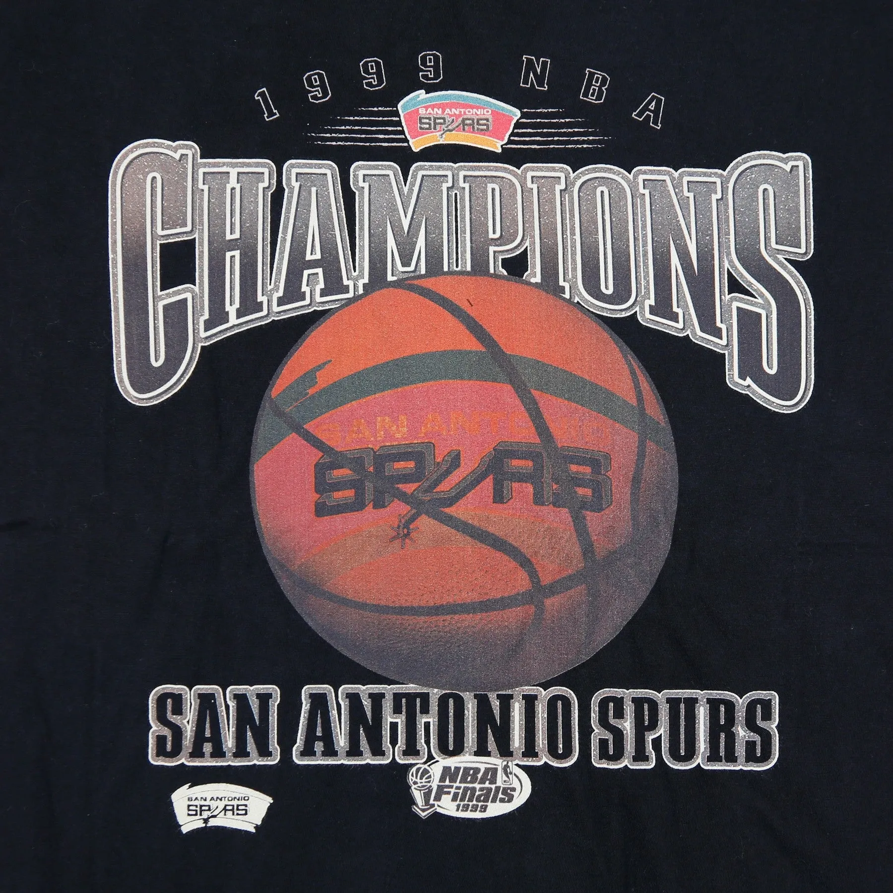 Maglietta Uomo Nba Champions Print Tee Hardwood Classics 1999  Saaspu Black