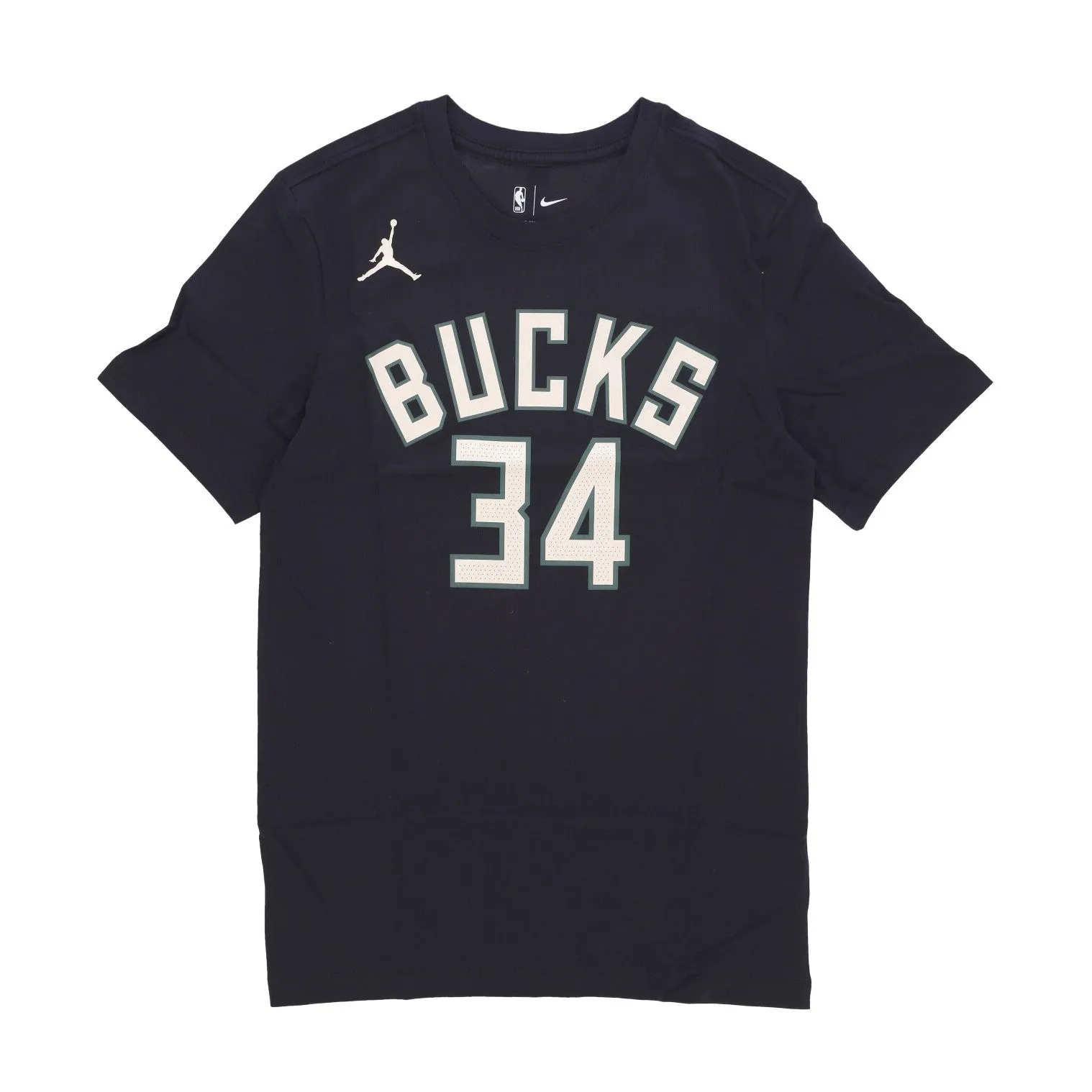 Maglietta Uomo Nba Statement Edition Tee No 34 Giannis Antetokounmpo Milbuc Black