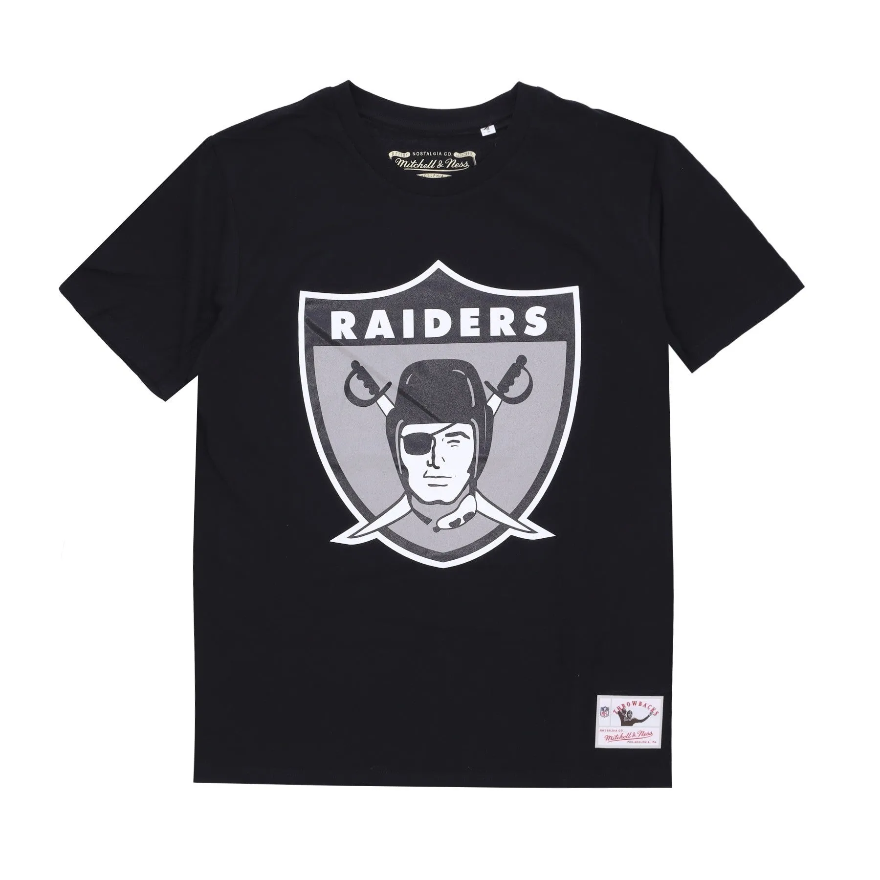 Maglietta Uomo Nfl Team Logo Tee Oakrai Black