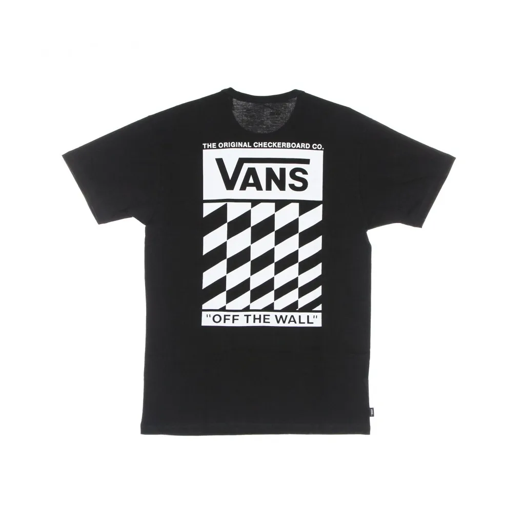 maglietta uomo off the wall slanted tee BLACK
