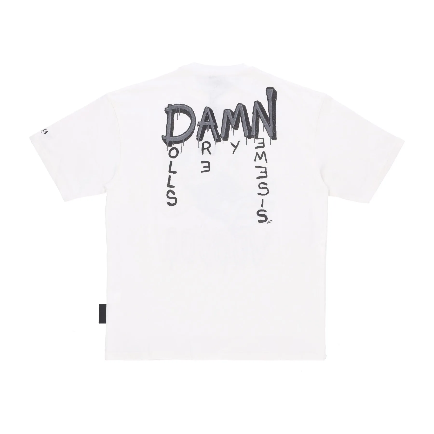 Maglietta Uomo Tdc Voodoo Print Tee X Testa Di Chezzo White