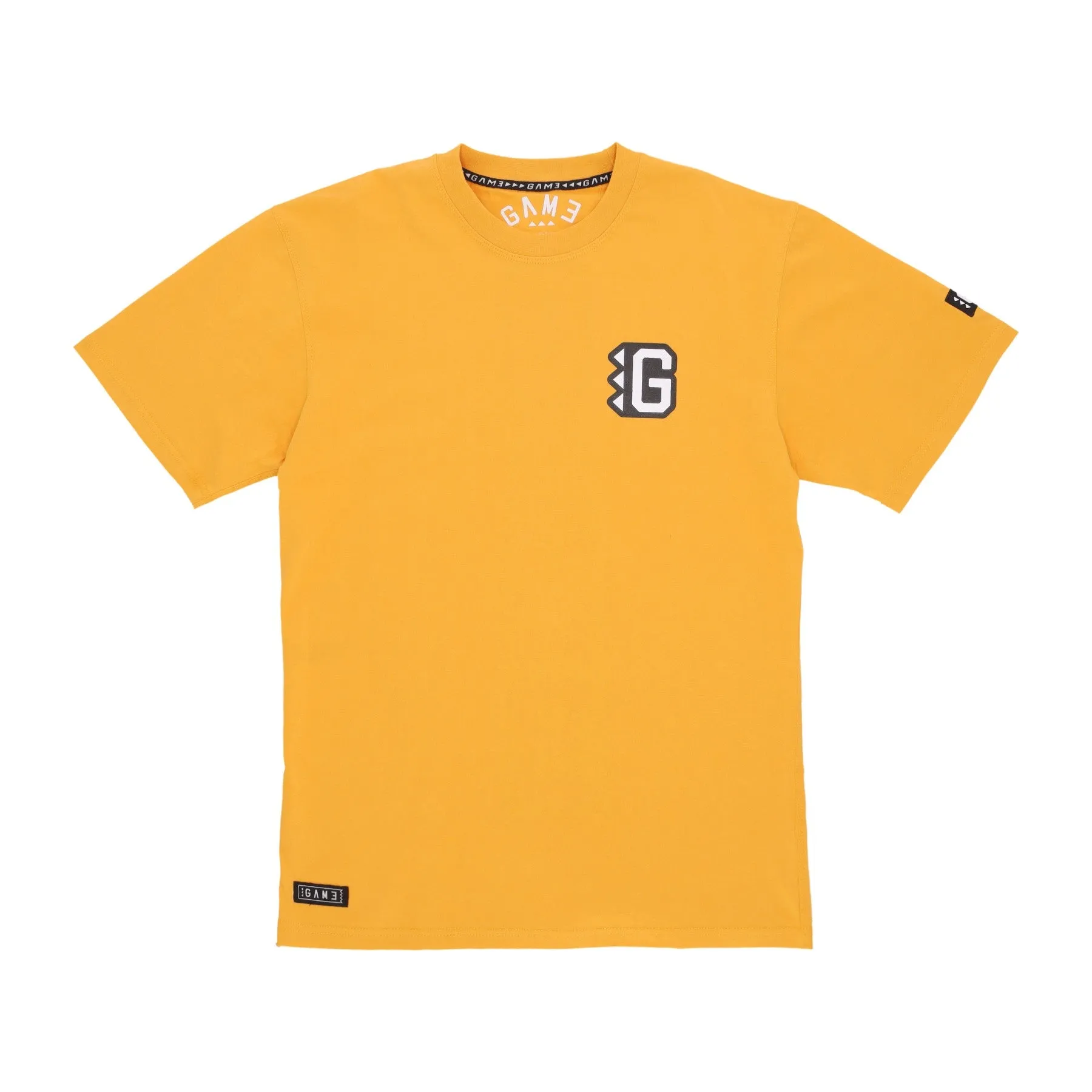 Maglietta Uomo Vertical Back G-tee Mustard