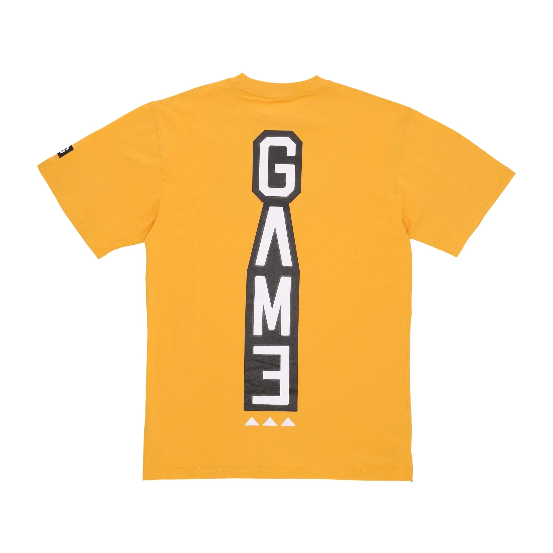 Maglietta Uomo Vertical Back G-tee Mustard