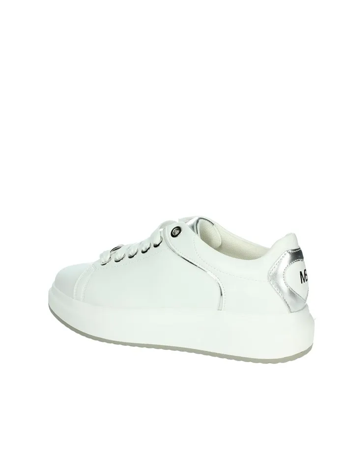 MARIELLA BURANI  SNEAKERS BASSA 50280 BIANCO/ARGENTO