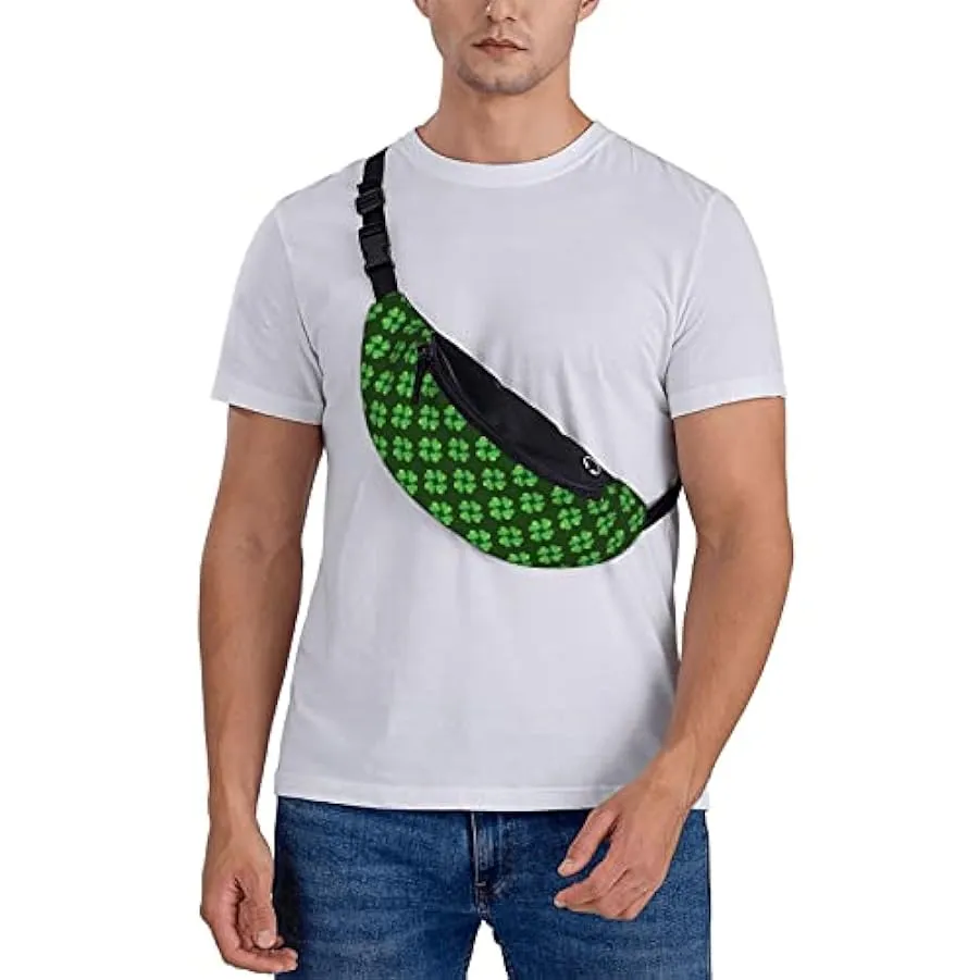 Marsupio da escursionismo Trifoglio verde St. Patrick’s Day Marsupio a tracolla Marsupio leggero 164991604