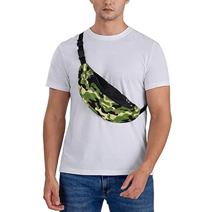marsupio mimetico marsupio a tracolla per uomo donna. Marsupio per viaggi,passeggiate,corsa,escursionismo,pesca. 180641769