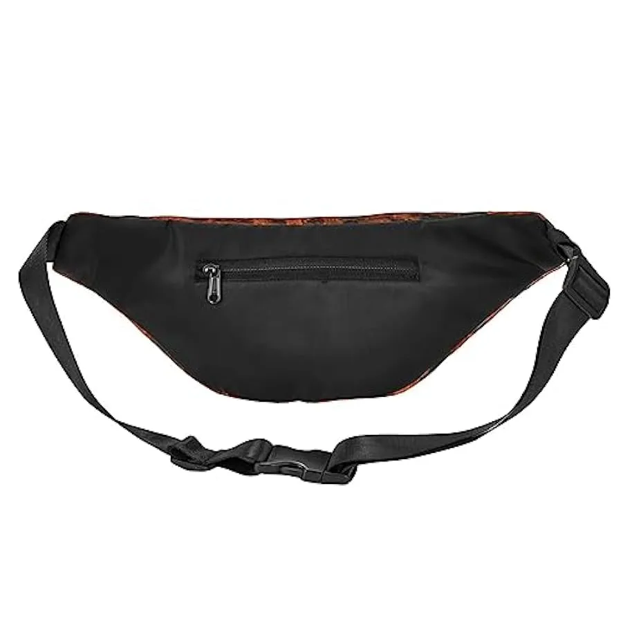 Marsupio per uomo donna borsa a tracolla albero in acqua stampa marsupio per allenamento sport viaggio, Come nella foto, Taglia 