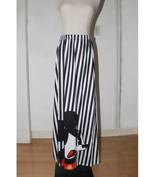 Maxigonna Mickey stripe