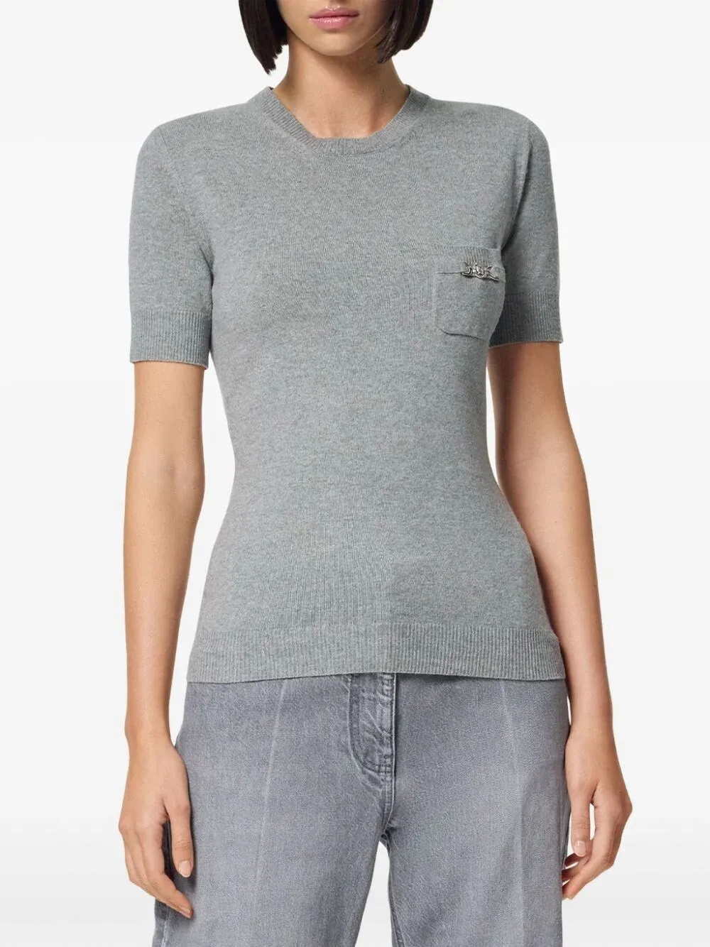 `Medusa` Detail Knit Sweater