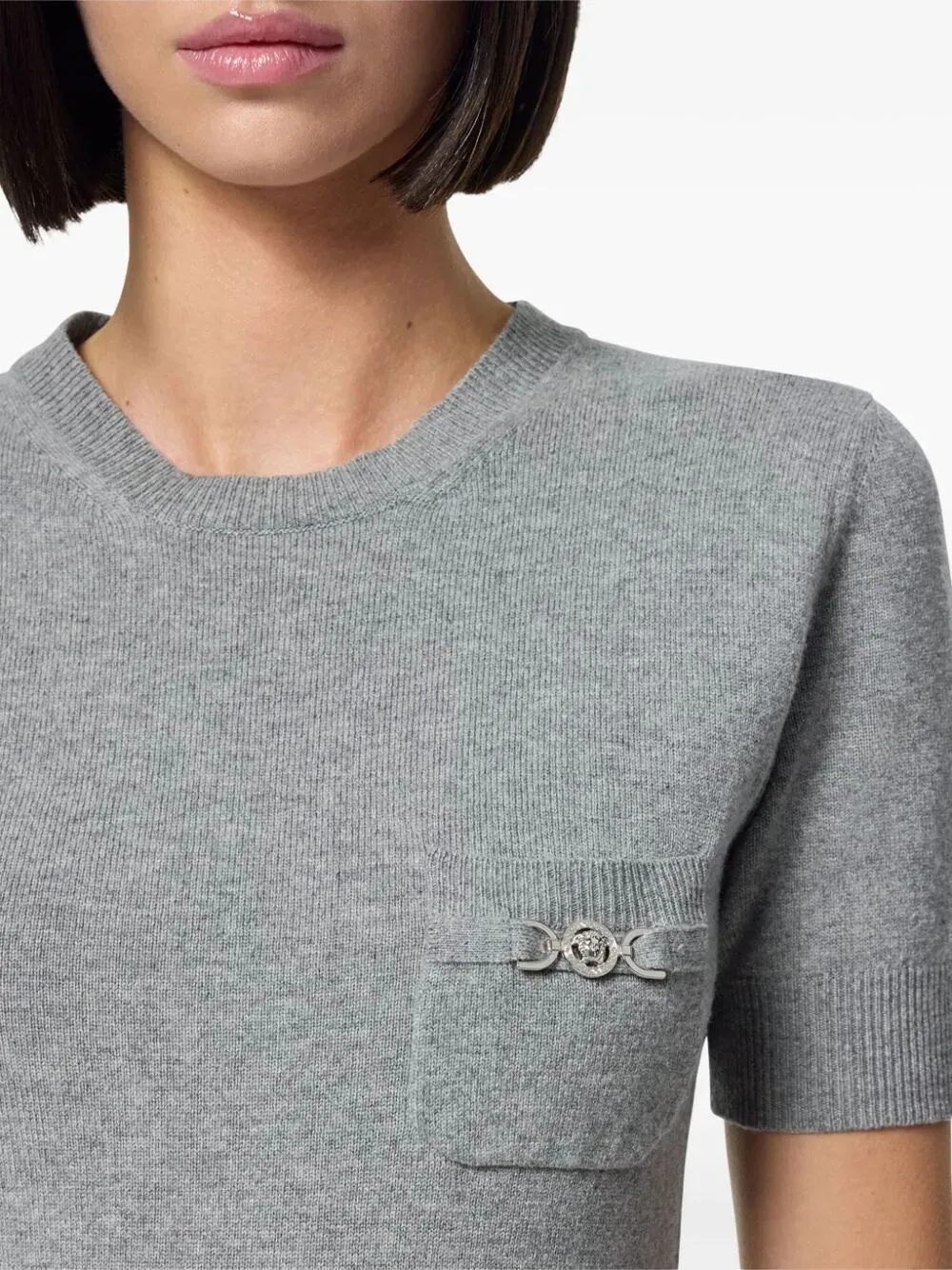 `Medusa` Detail Knit Sweater