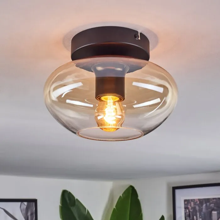 Mertola Plafoniera Ambrato, Chiaro, 1-Luce