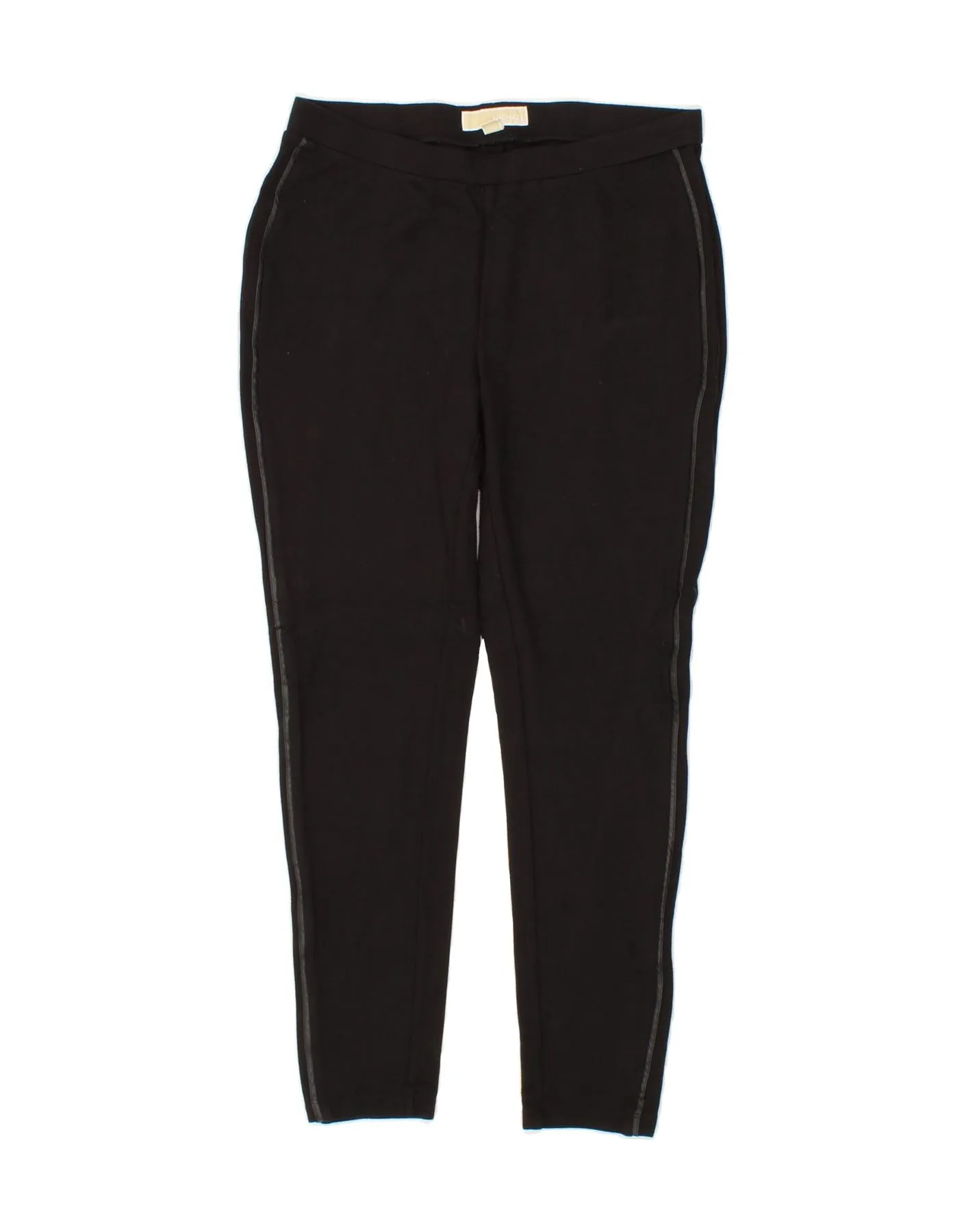MICHAEL KORS Womens Leggings UK 14 Medium Black Viscose