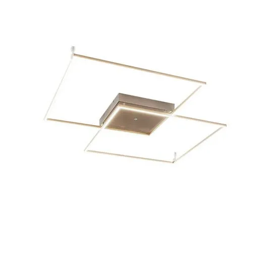 Mirac LED Plafoniera 2700lm Acciaio - Lucande | Acquista online