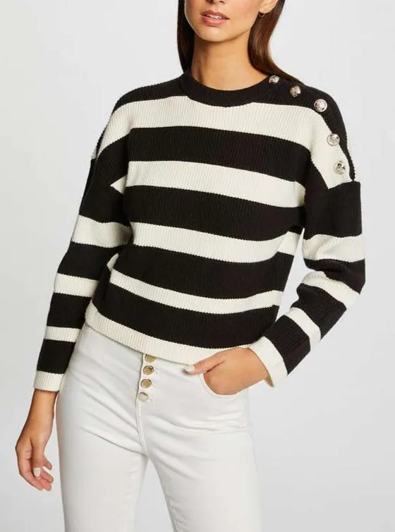 Morgan de toi maglione a righe