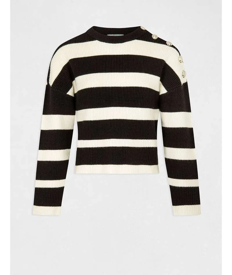 Morgan de toi maglione a righe