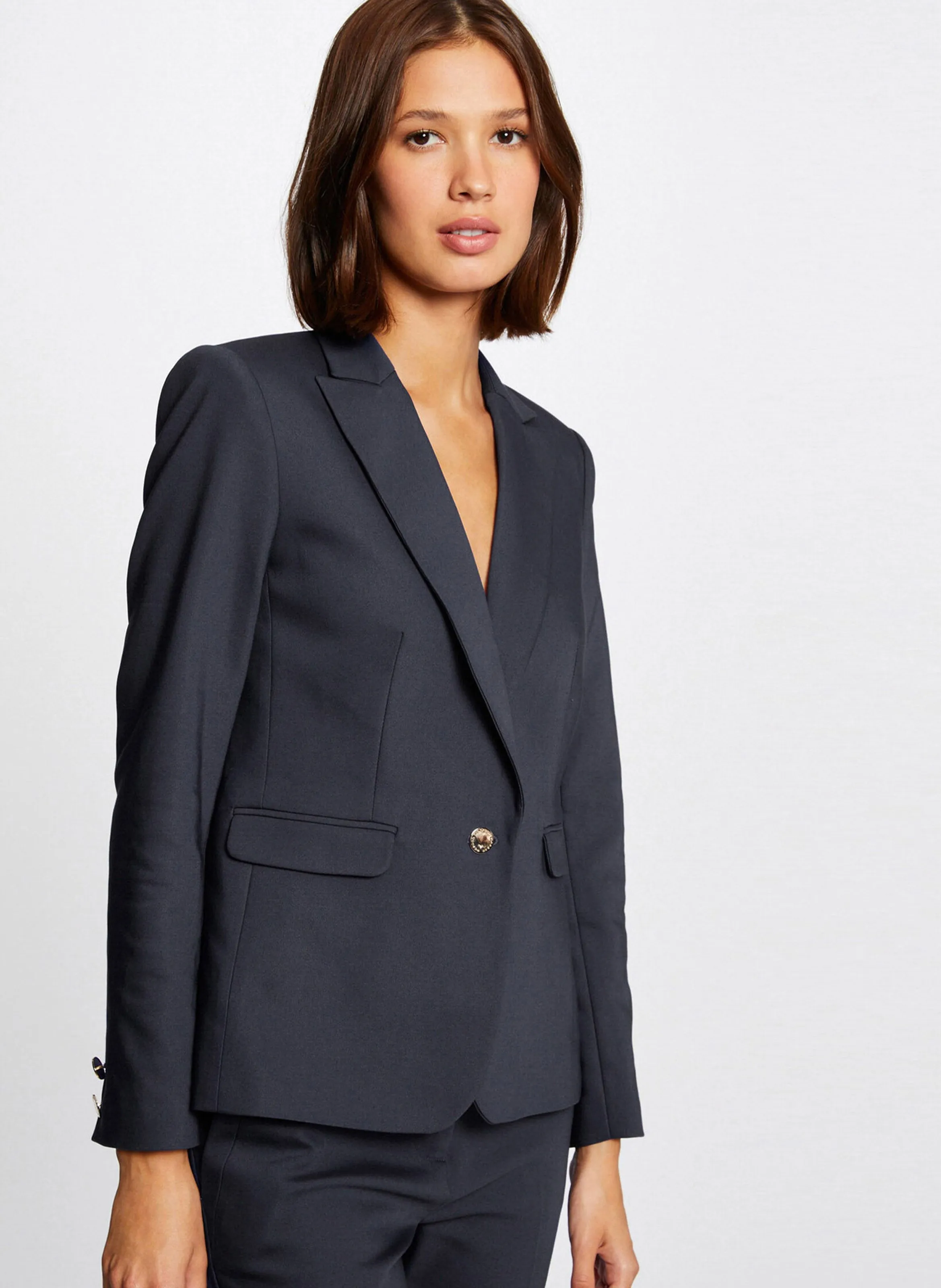  MORGAN   VLIME.F - Giacca tailleur dritta con bottoni | Blu